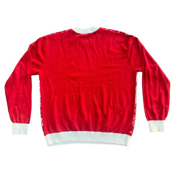 The Office Dwight Schrute Rudolph Red Nose so Dwight Ugly Christmas Sweater-XL - Picture 6 of 9